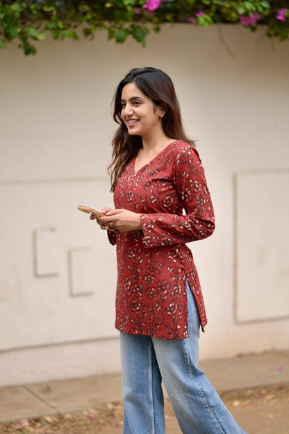 Studio Rustique Amber Short Kurta Top