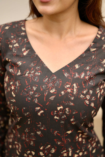 Studio Noir Bloom Short Kurta Top