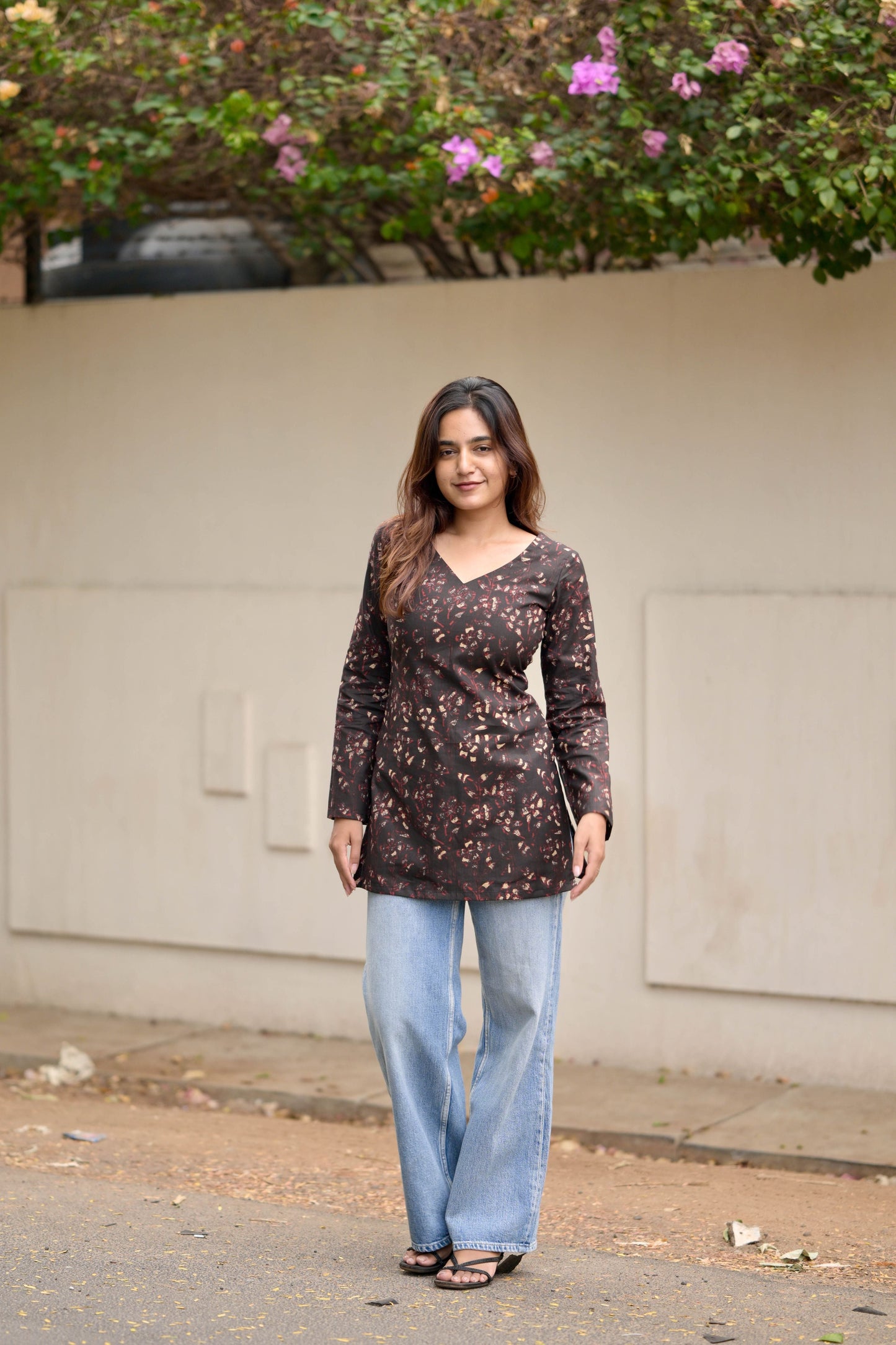 Studio Noir Bloom Short Kurta Top