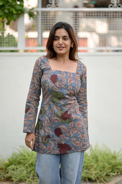 Studio Kalamkari Short Kurta Top