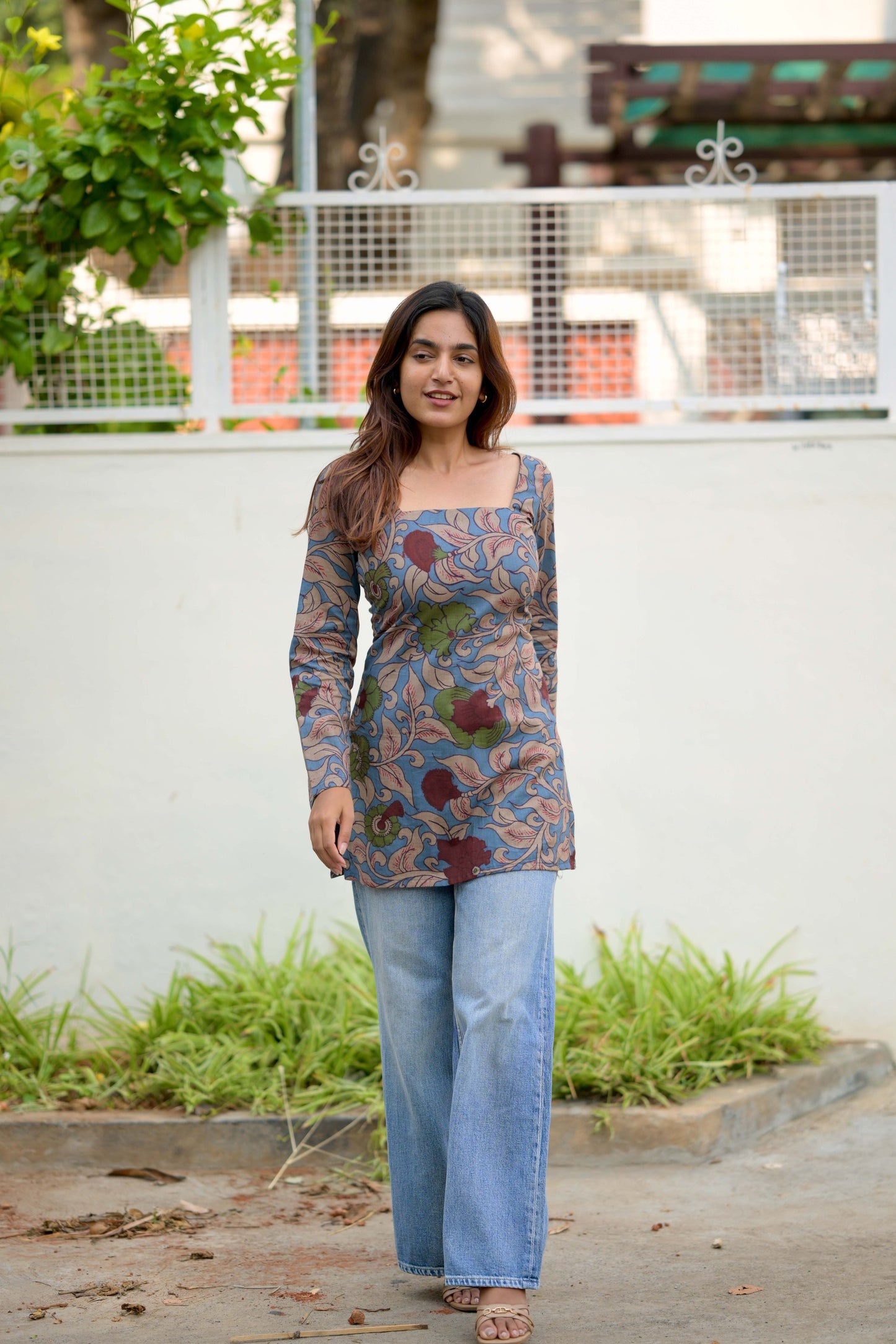 Studio Kalamkari Short Kurta Top