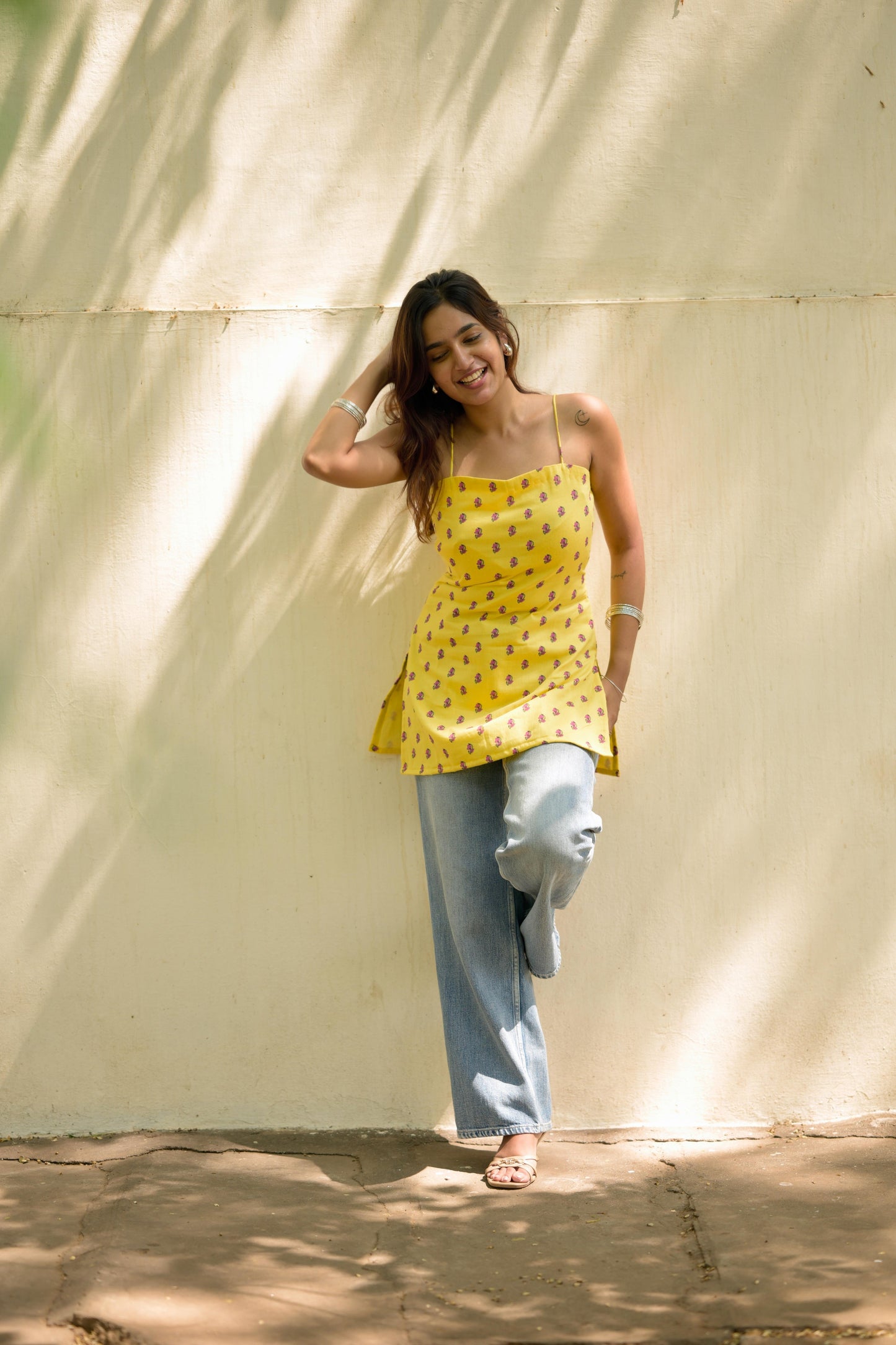 Studio Yellow Mellow Short Kurta Top