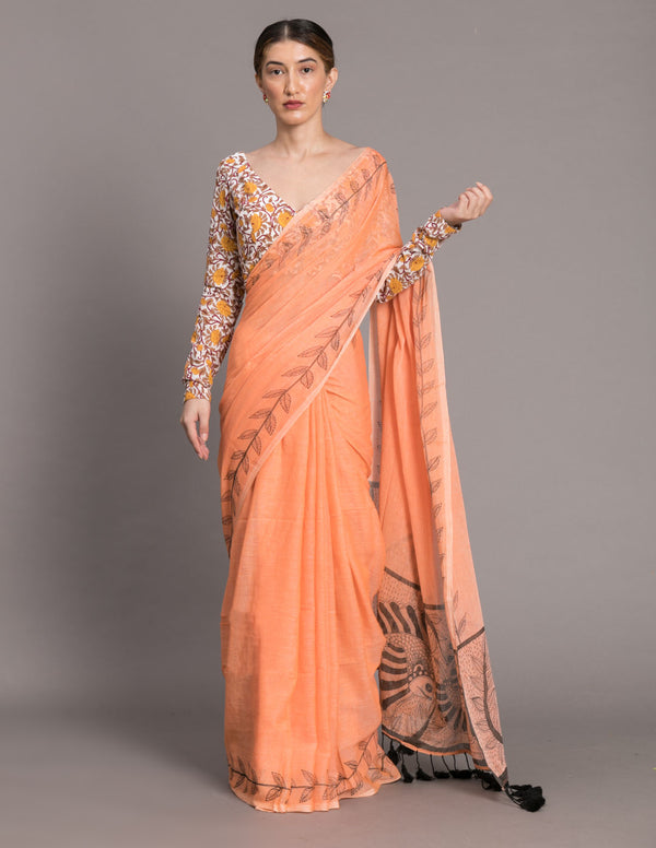 Dancing Seaweeds Of Bali Saree