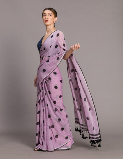 Distant Lavendula Saree