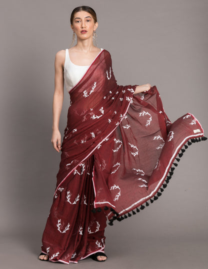 Reindeer Saree