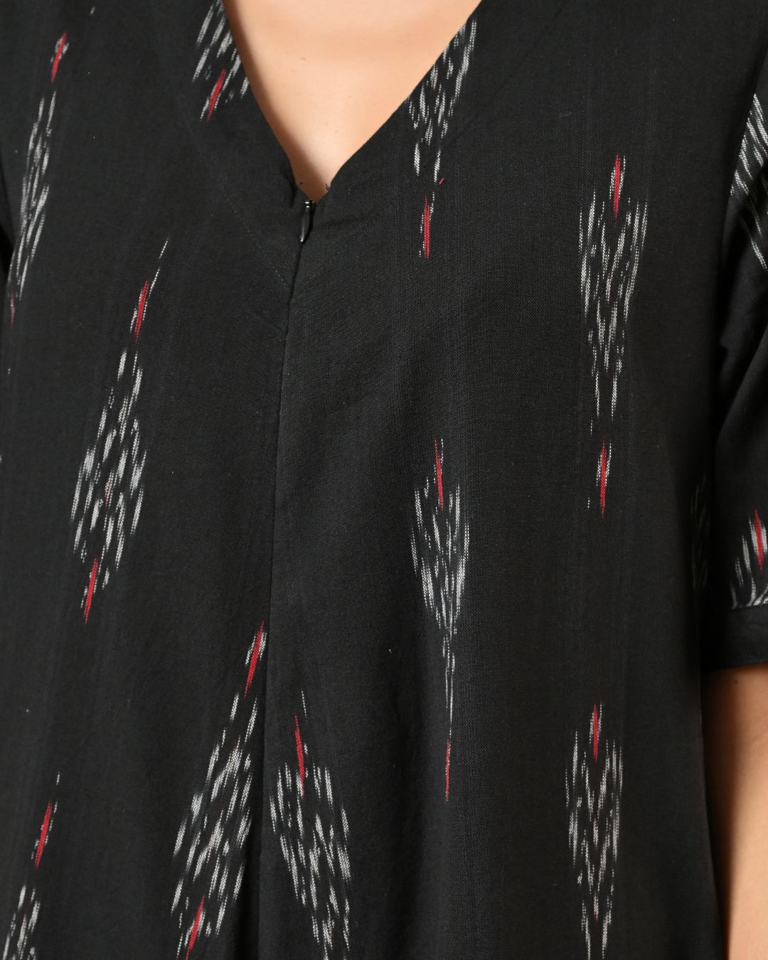 Make An Entrance Black Ikat Jumpsuit Bo