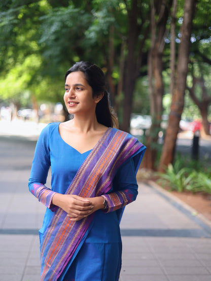 Studio Blue Kanchi Cotton Top And Duppata