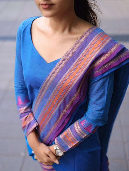 Studio Blue Kanchi Cotton Top And Duppata