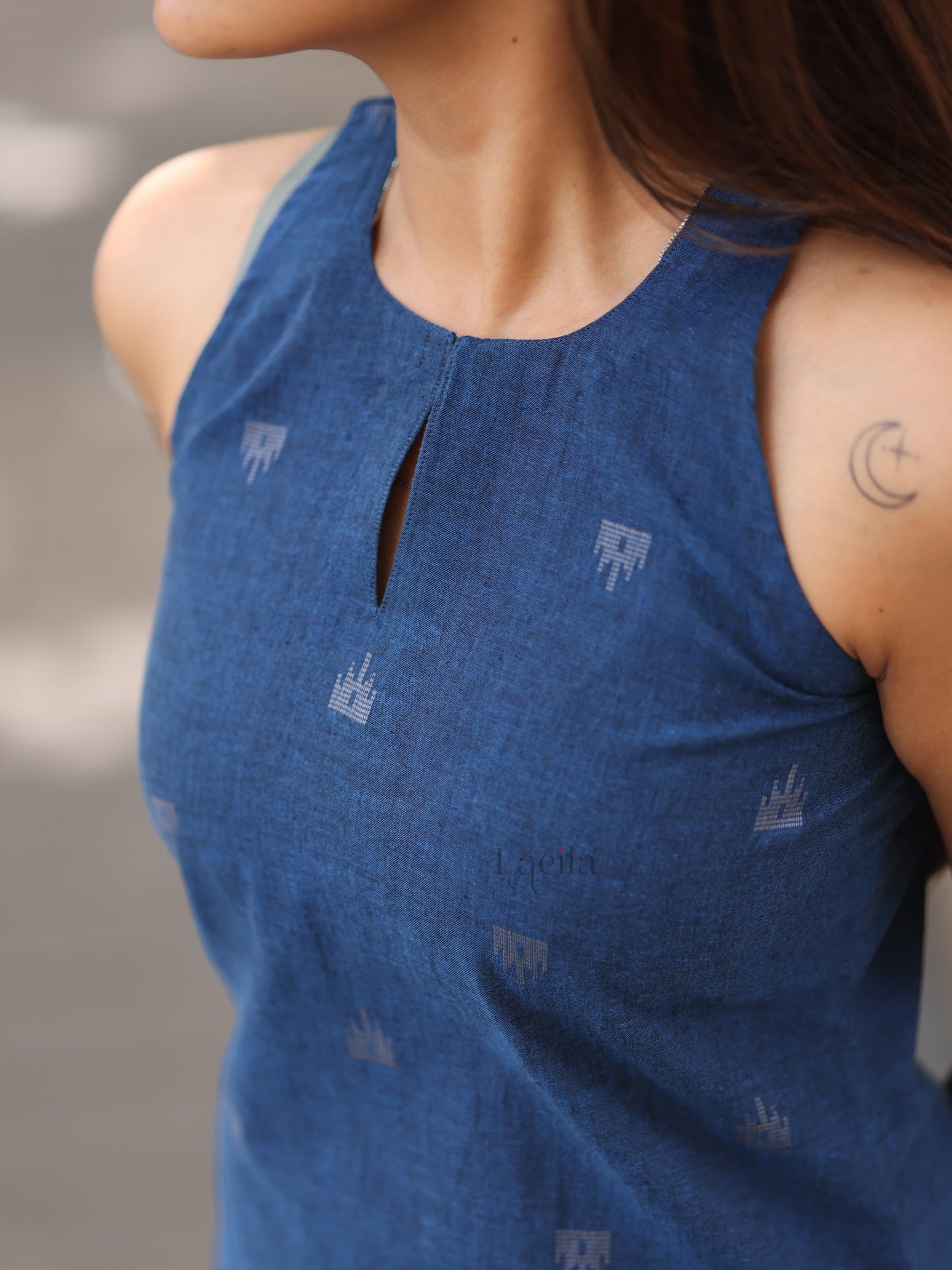Studio Blue Cotton Top & Bottom Set