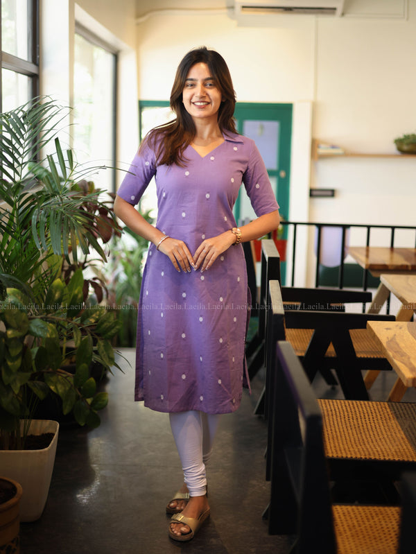 Studio  Lavender Meera Cotton Top