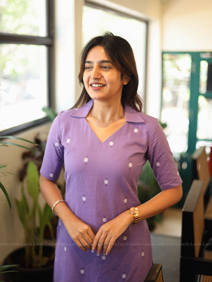 Studio  Lavender Meera Cotton Top