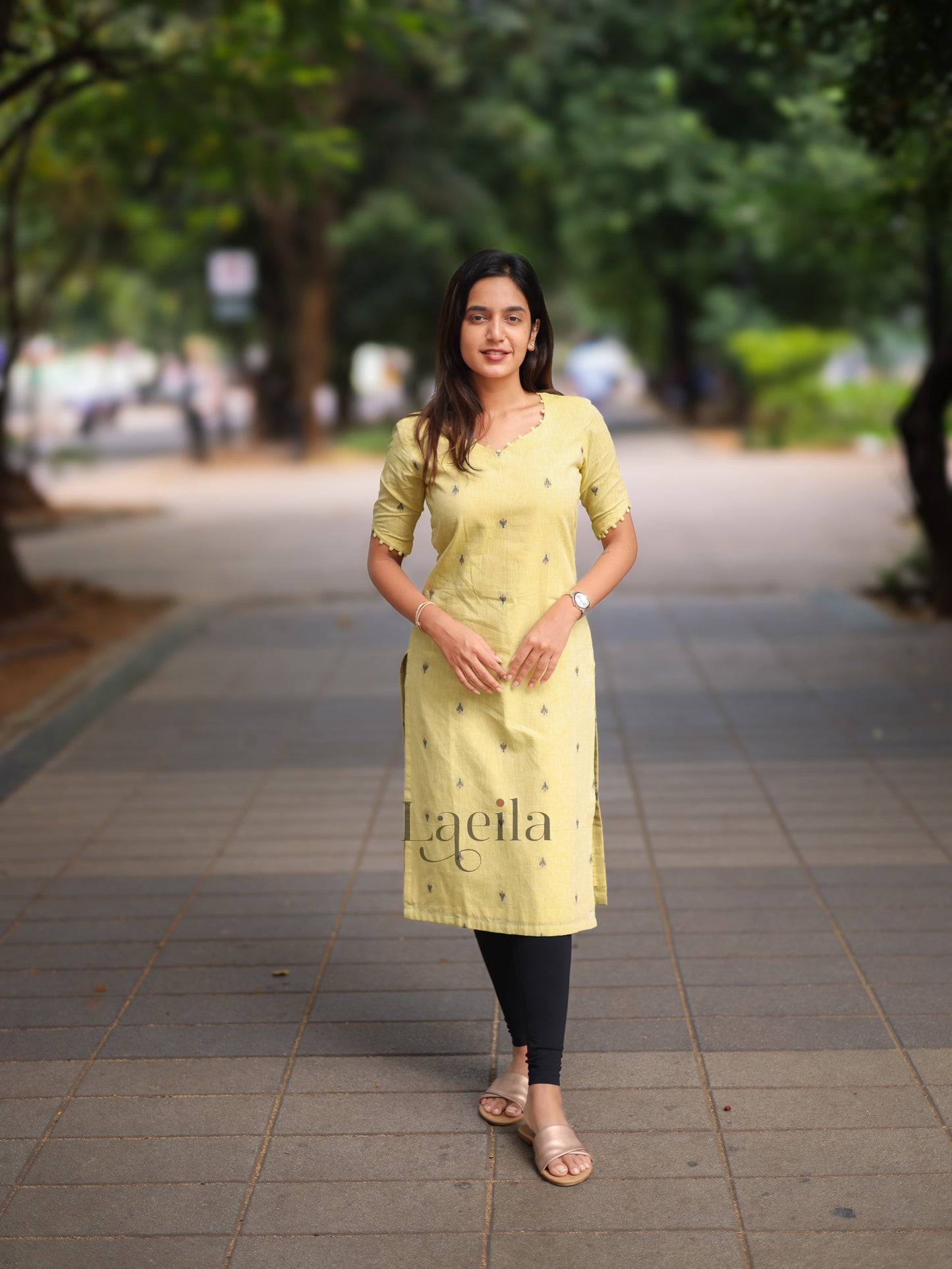 Studio Yellow Cotton Top