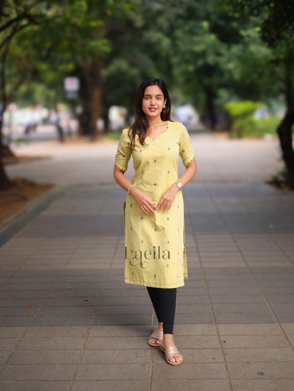 Studio Yellow Cotton Top