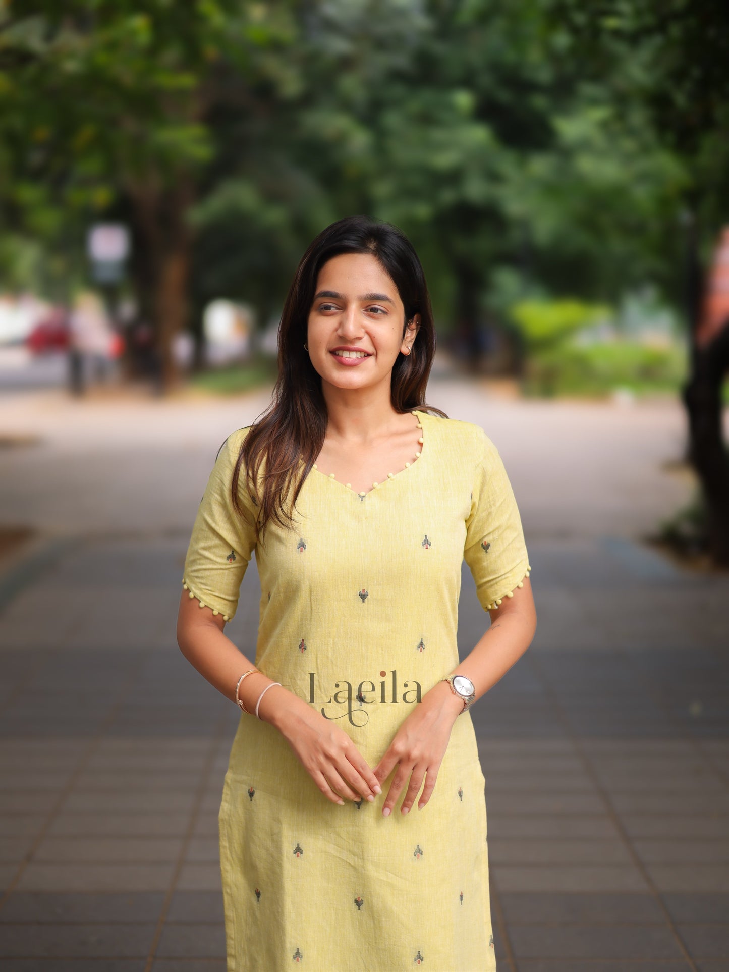 Studio Yellow Cotton Top