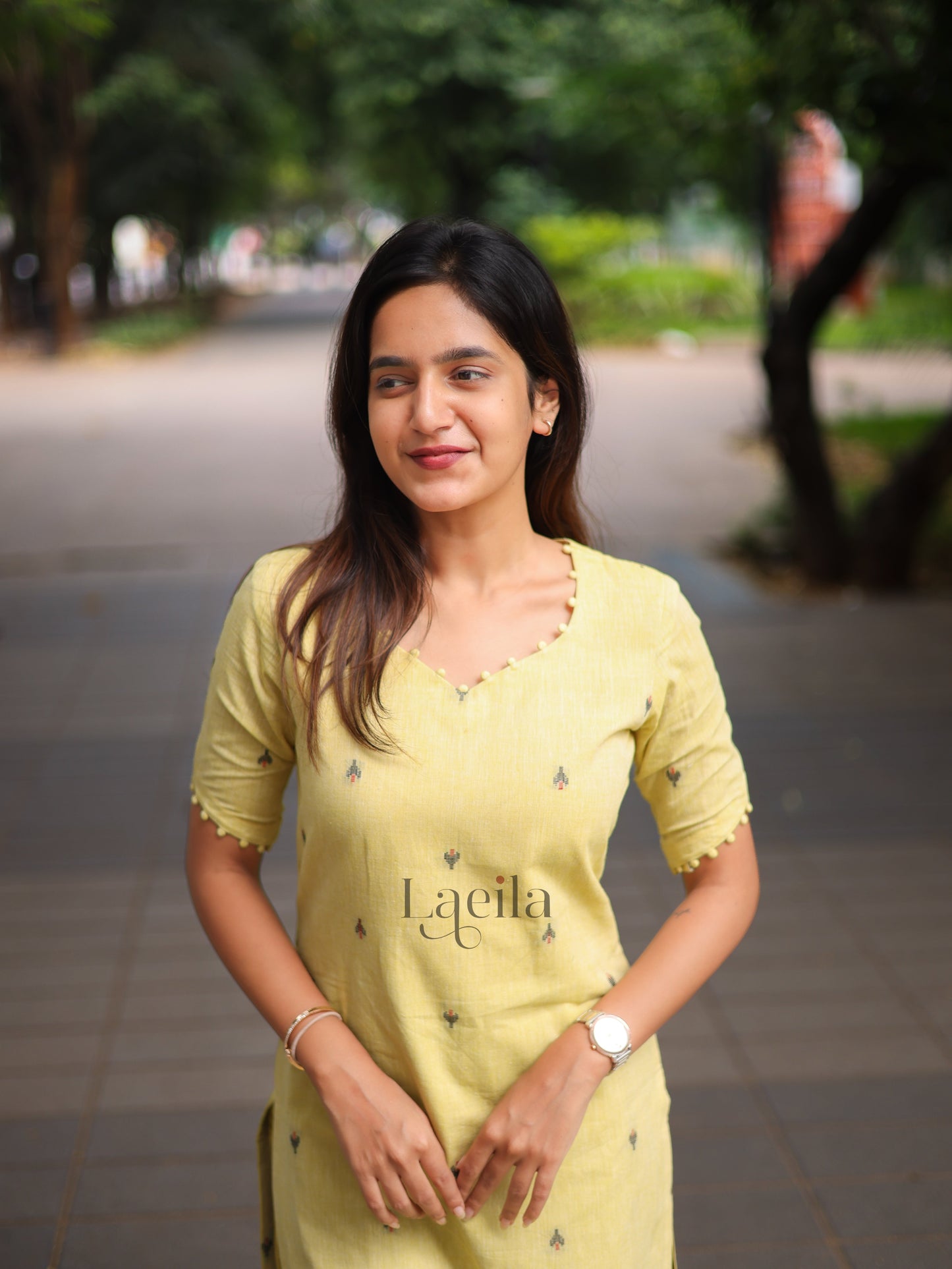 Studio Yellow Cotton Top