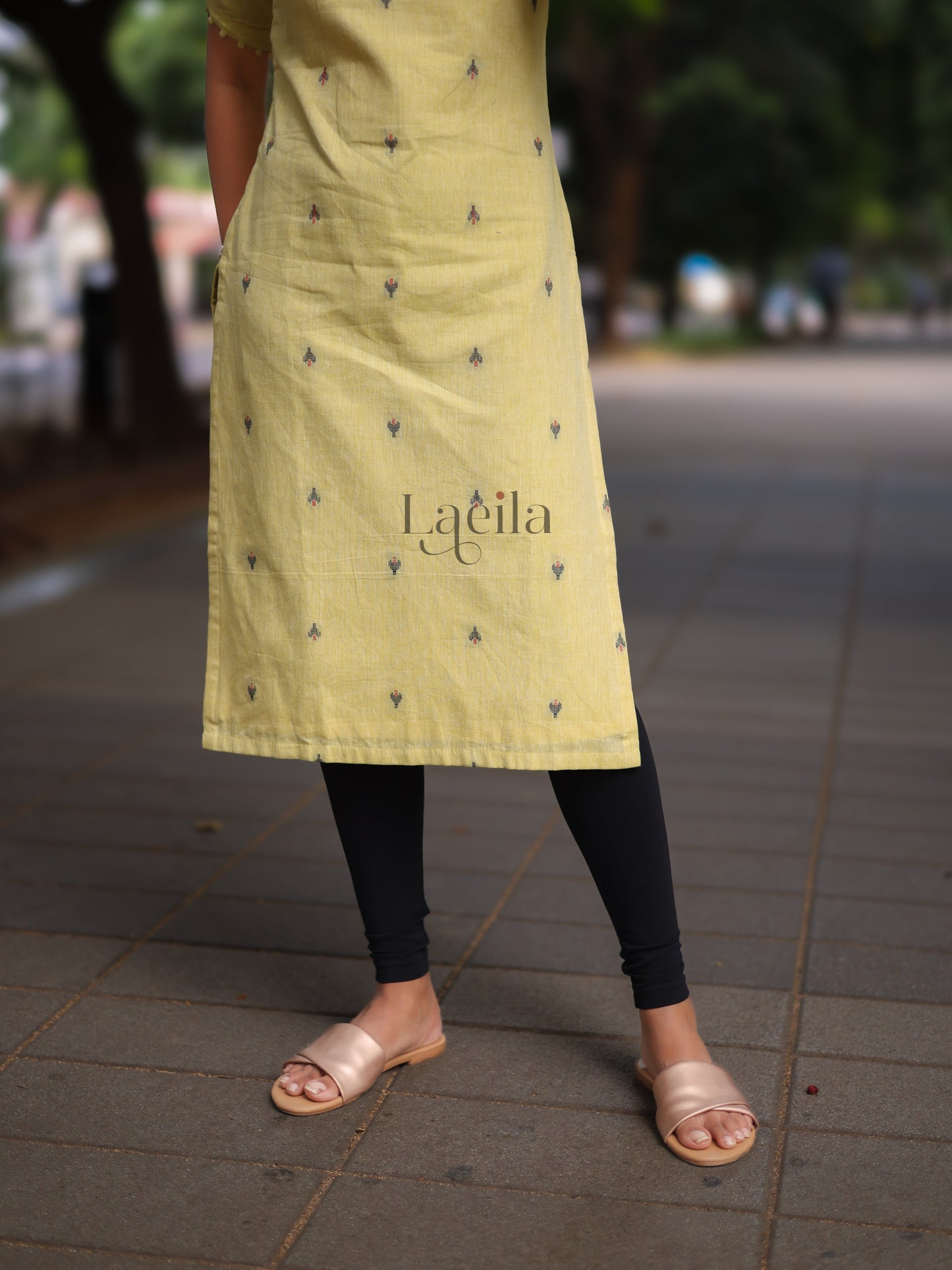 Studio Yellow Cotton Top