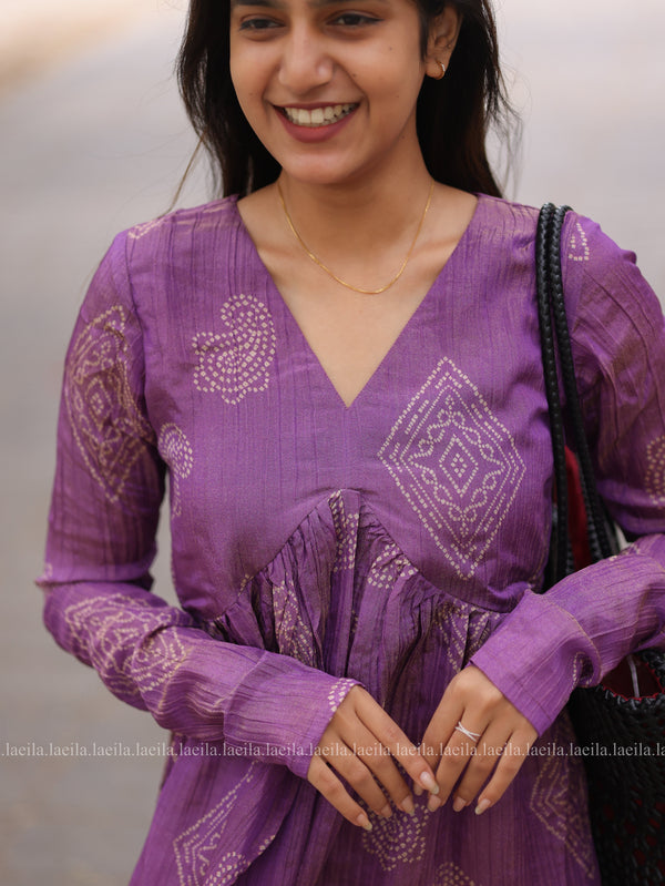 Studio Lavender Alia Cut Top