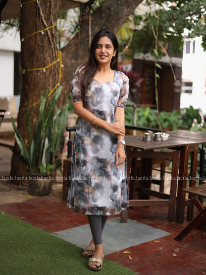 Studio Grey Multitint Organza Top
