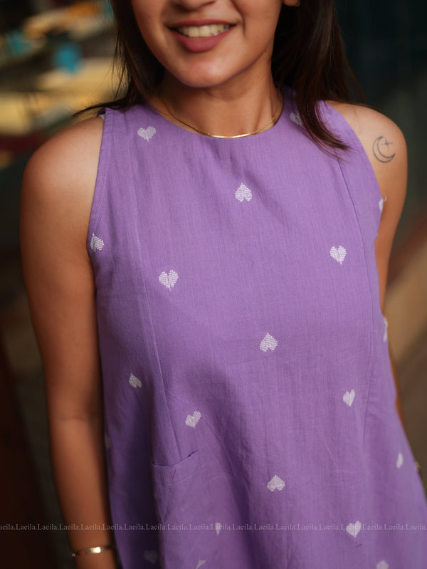 Studio Lavender Heart Dress LP