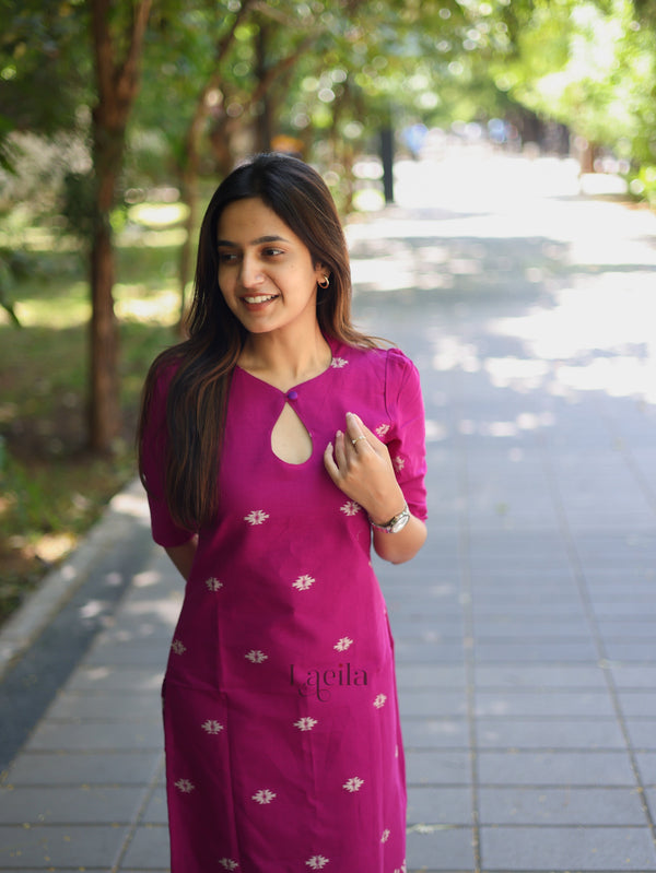 Studio Magenta cotton top