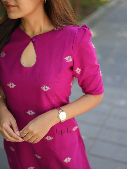 Studio Magenta cotton top