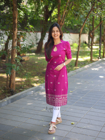 Studio Magenta cotton top