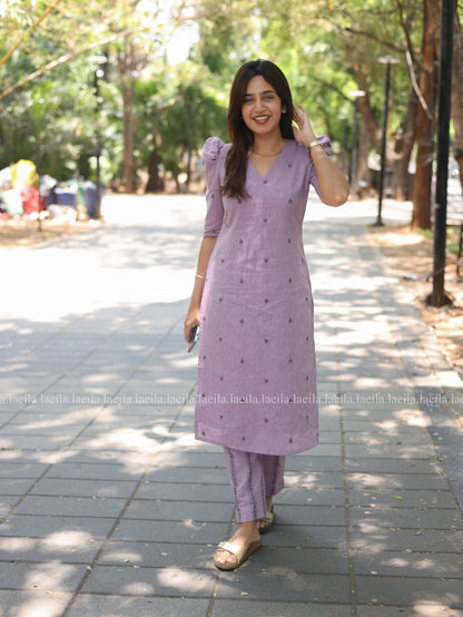 Studio Lavender Meera cotton co-ord set