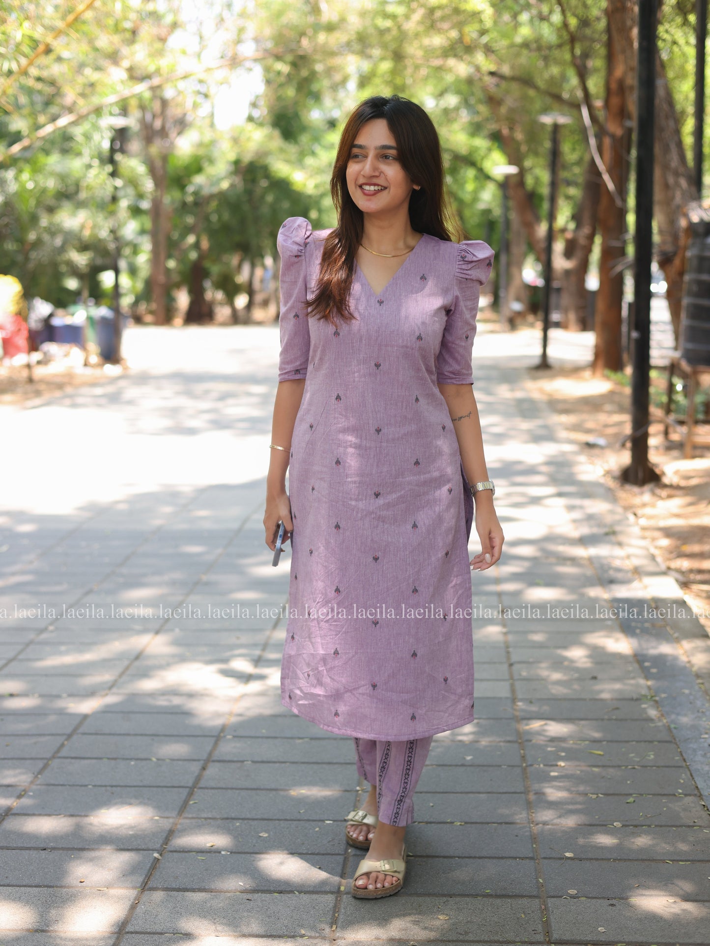 Studio Lavender Meera cotton co-ord set