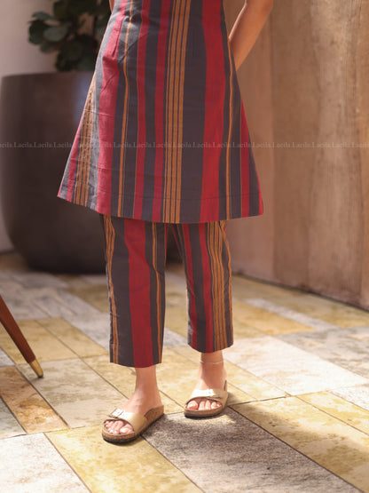 Studio Striped Cotton Co-Ord Set