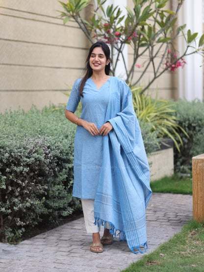 Studio Sky Blue Kadhambari Set