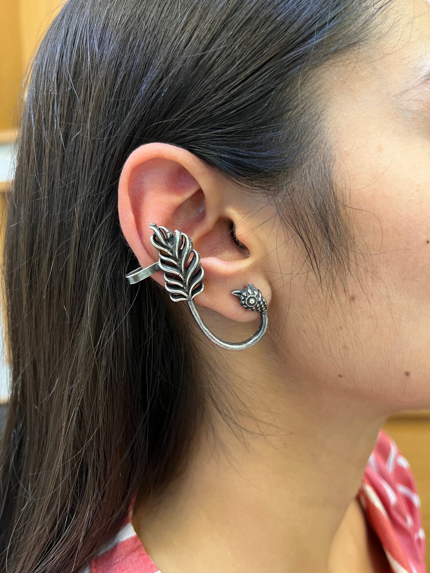 Bloom  Morpankh Oxidised Earcuff