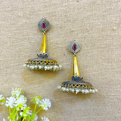 Golden Jhumka Earring