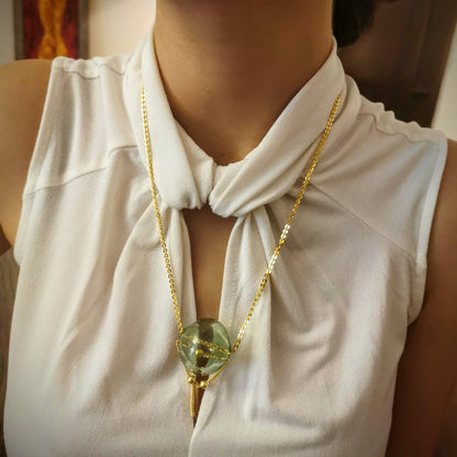 Timeless Echo- Necklace Jade