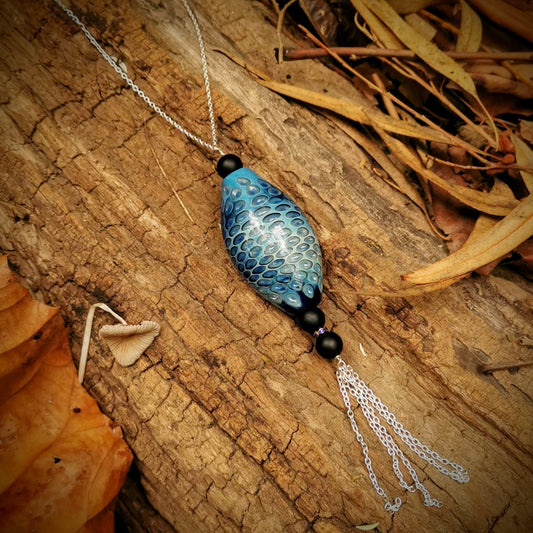 Bliss Amulet- Necklace (Blue)