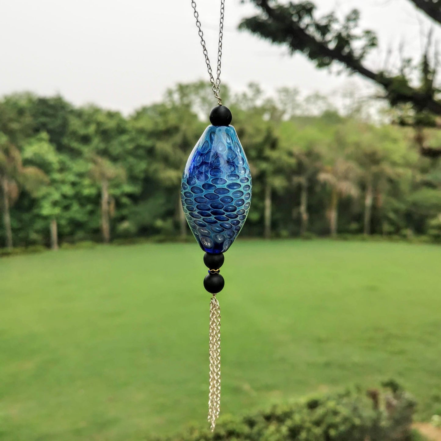 Bliss Amulet- Necklace (Blue)