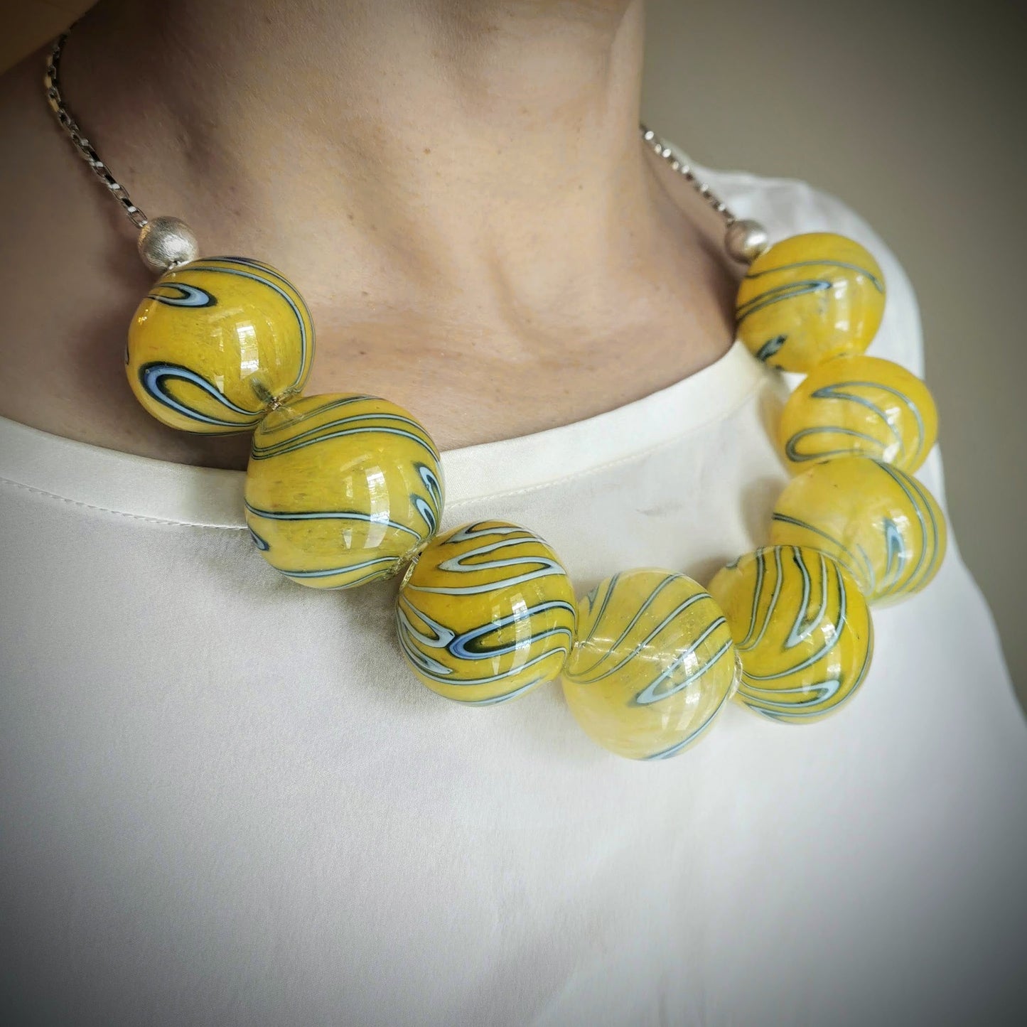 Eternal Heartstring- Necklace (yellow)