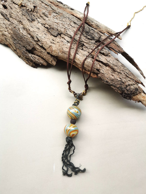 Boho Earth  Spirit Echo- Necklace