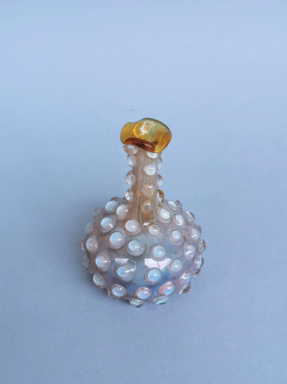 Murano Glass Style Vase- Earthy Bloom