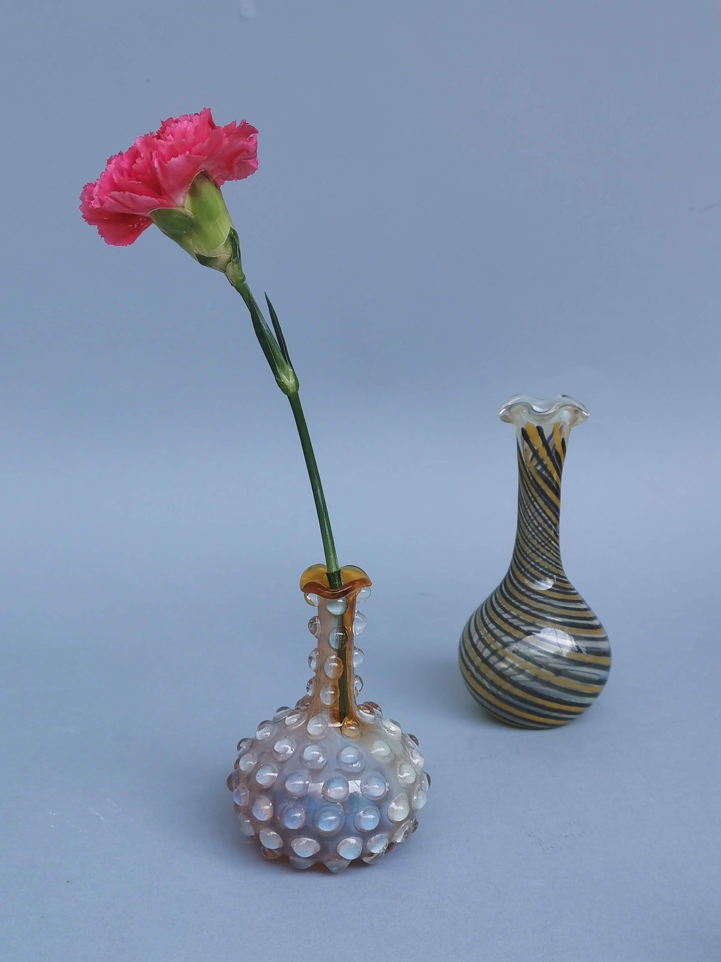 Murano Glass Style Vase- Earthy Bloom