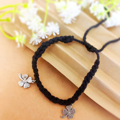 Flowerya Floral Thread anklet