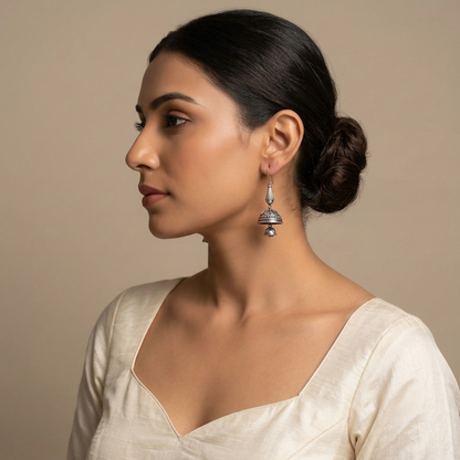Rovira Silver Look Alike Oxidized Dangler