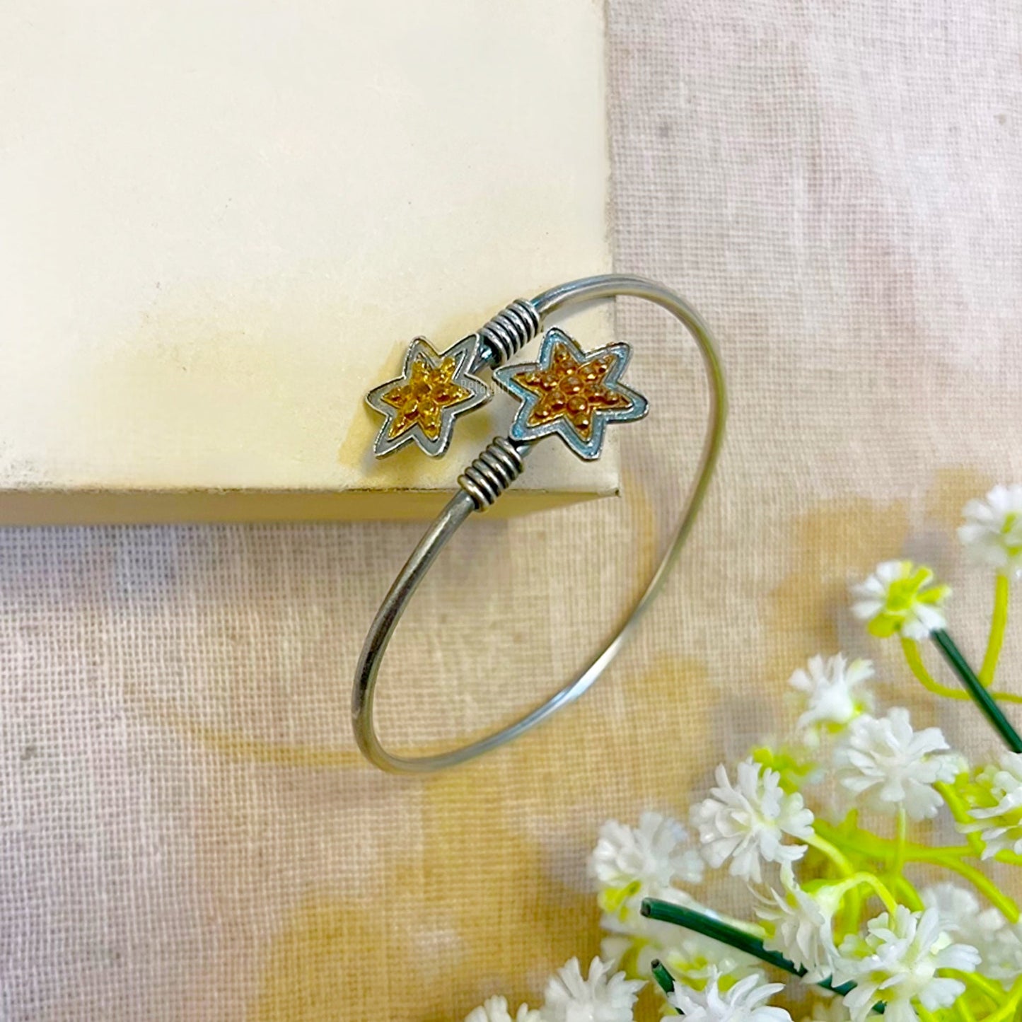 oxidised silver bracelet