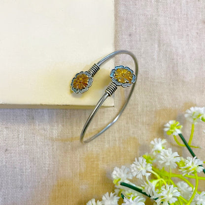 oxidised silver bracelet