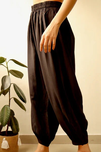 BLACK MODAL AFGHANI PANTS