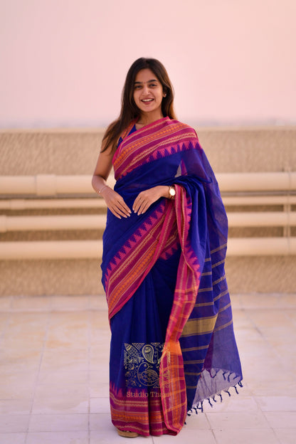 Parvati Bold and Beautiful Chettinad Cotton Sarees