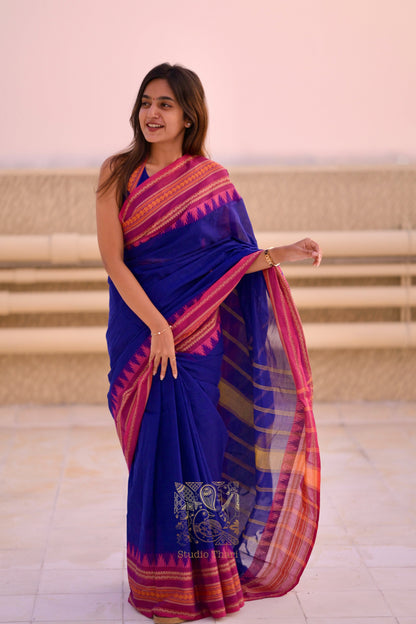 Parvati Bold and Beautiful Chettinad Cotton Sarees
