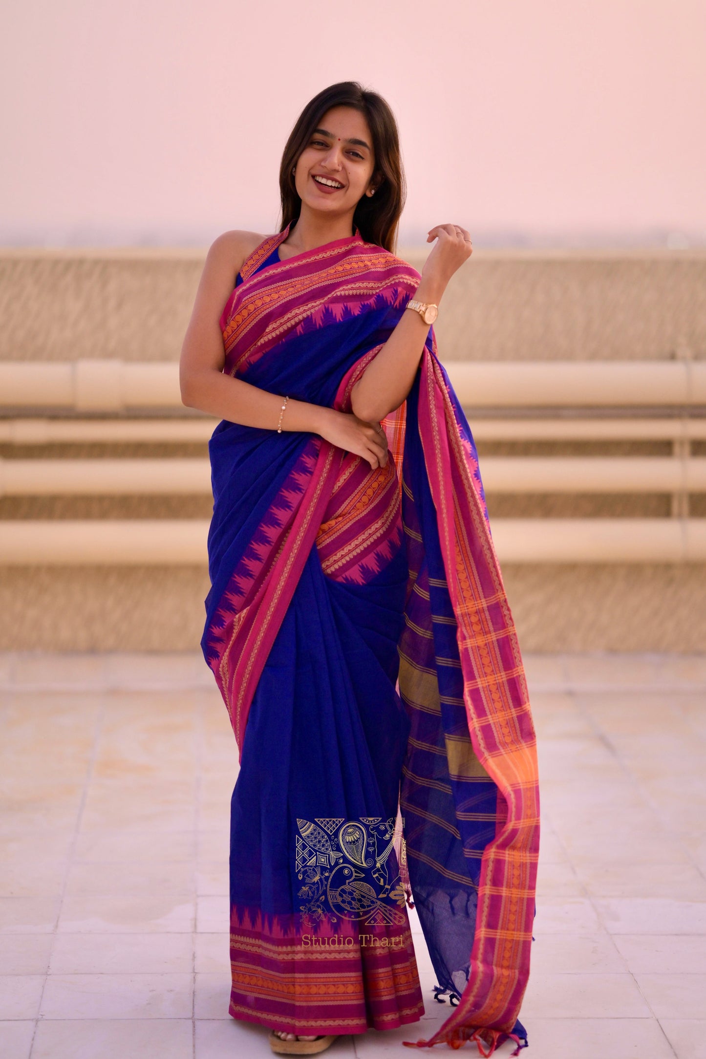 Parvati Bold and Beautiful Chettinad Cotton Sarees