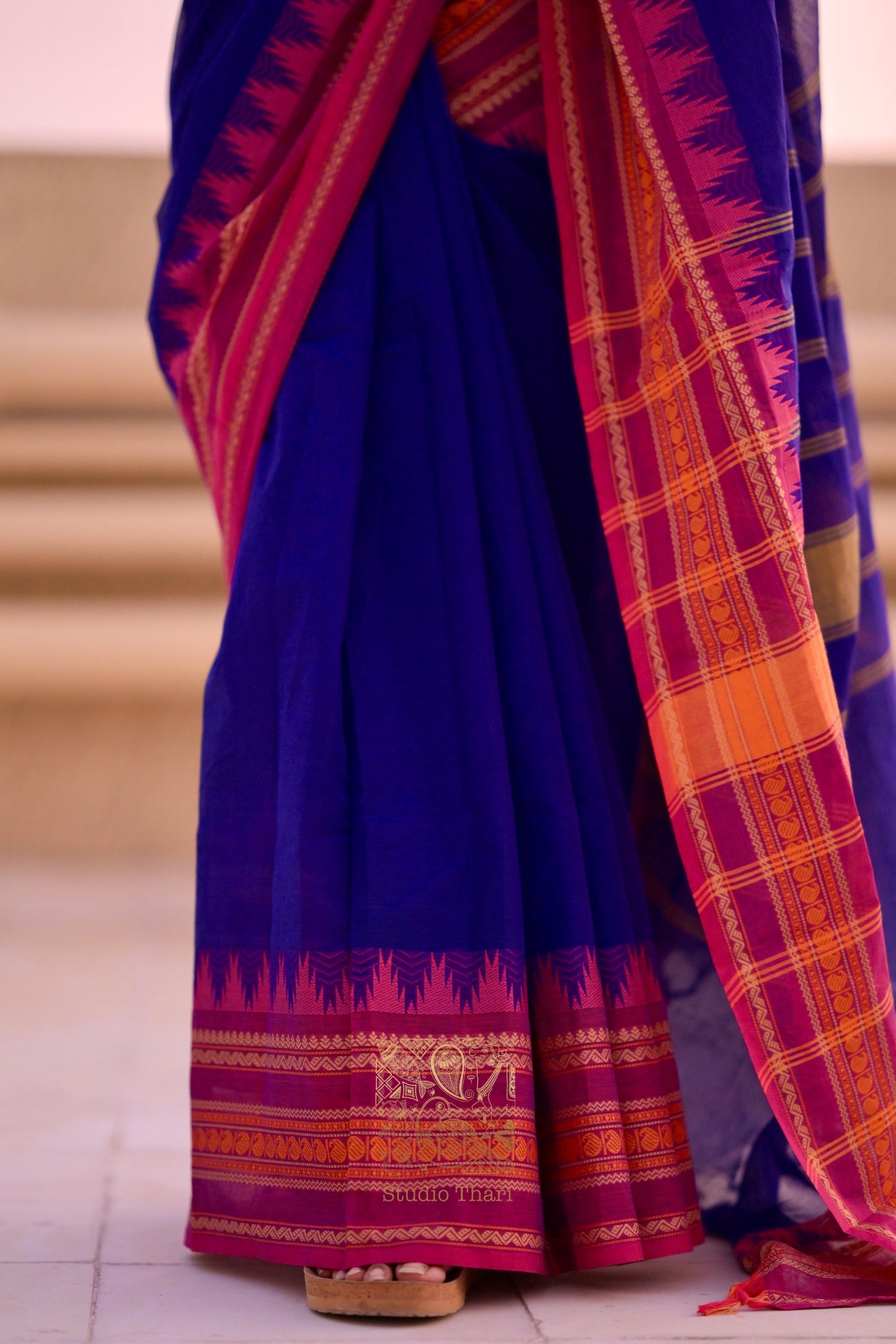Parvati Bold and Beautiful Chettinad Cotton Sarees