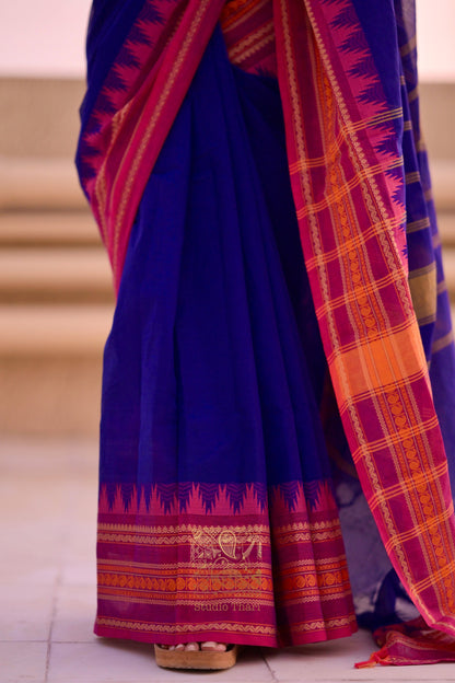 Parvati Bold and Beautiful Chettinad Cotton Sarees