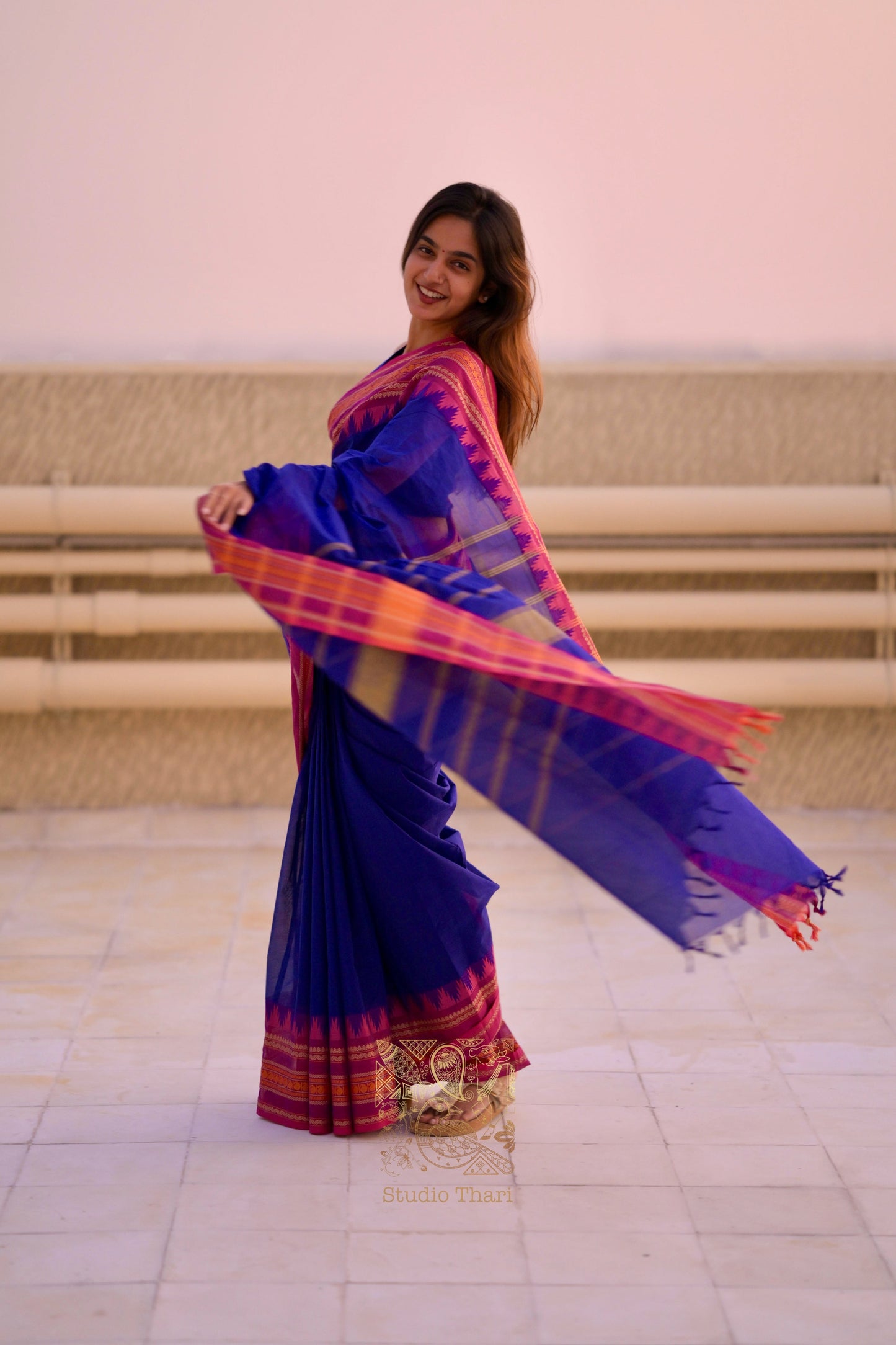 Parvati Bold and Beautiful Chettinad Cotton Sarees